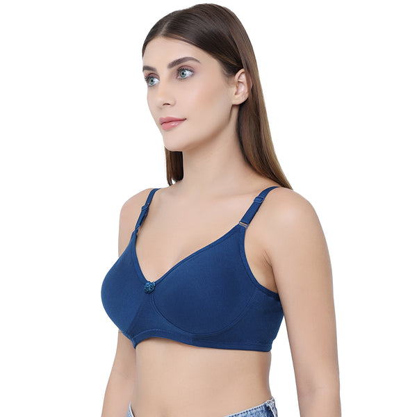 Non-Padded Non-Wired Full Coverage & Figure T-Shirt Bra | JUNE