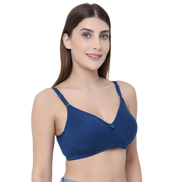 Non-Padded Non-Wired Full Coverage & Figure T-Shirt Bra | JUNE