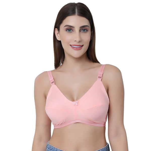 Non-Padded Non-Wired Full Figure & Full Coverage Bra | SIMMY