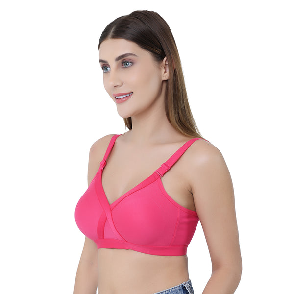 Non-Padded Non-Wired Full Figure T-Shirt Bra | MERRY
