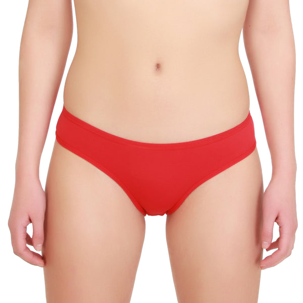 P2007 | Low Waist Cotton Blended Panty - Colors May Vary - (Pack of 3)