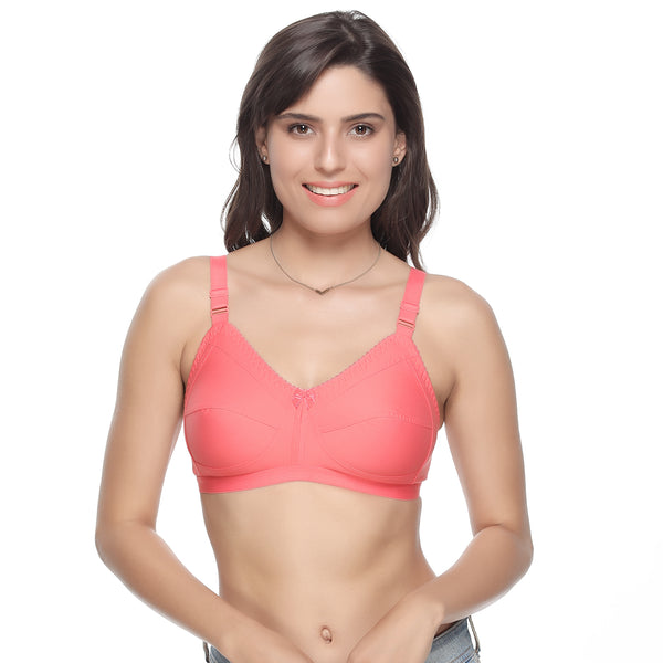 Non-Padded Non-Wired Full Figure & Full Coverage Bra | SIMMY