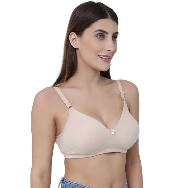 Non-Padded Non-Wired Everyday T-Shirt Bra | HONEY