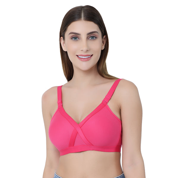 Non-Padded Non-Wired Full Figure T-Shirt Bra | MERRY