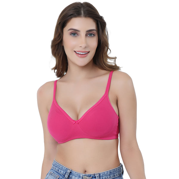 Non-Padded Non-Wired Full Figure T-Shirt Bra | SAFROON