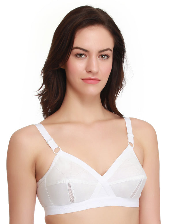 Non-Padded & Non-Wired Minimiser Full Figure Bra | PERFECT