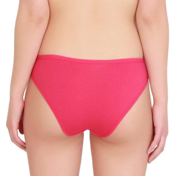 P2007 | Low Waist Cotton Blended Panty - Colors May Vary - (Pack of 3)