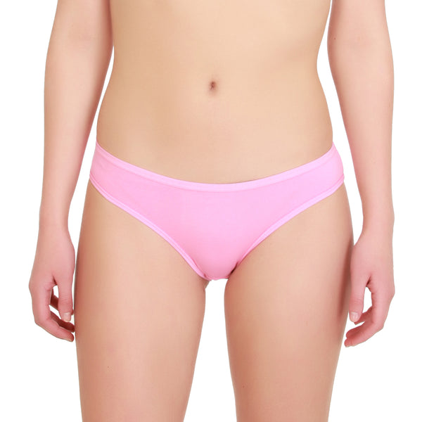P2007 | Low Waist Cotton Blended Panty - Colors May Vary - (Pack of 3)
